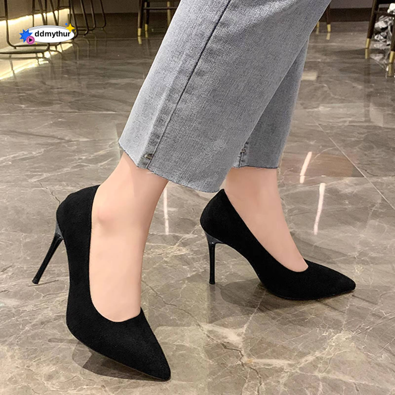Platform Heel Sandals Women Womens Summer Fashion Casual Shoes Pointed Toe High Heels For Kids ddmythur