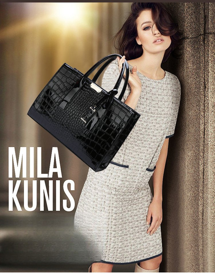 Free Shipping 2025 New Designer Bag Trendy High-end Crocodile Pattern Women's Handbag Fashionable High-quality Shopping Bag