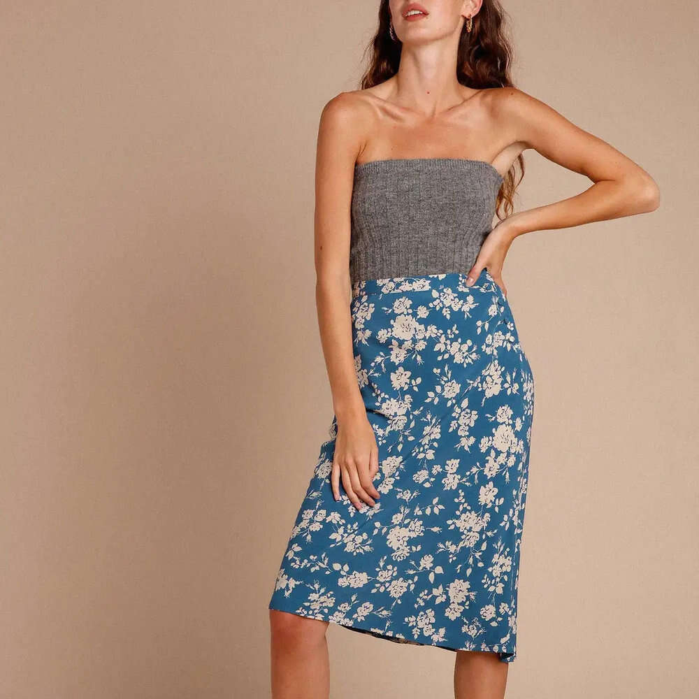 Designer Dress Vestido Partydress 540 Spring Summer New 2025 Printed Asymmetrical Slim Fit Feminine Waist-cinching Midi Skirt French Style Womens Fash