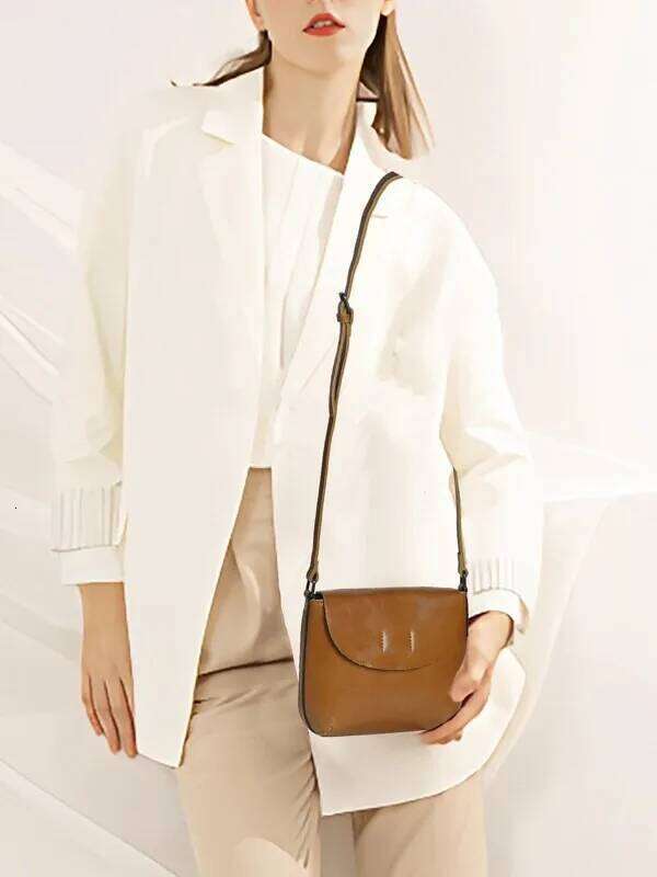 Causal Women Men Shoulder Bag Genuine Leather Crossbody Mini Sling For Woman Ladies Outdoor Phone Bags Soft Cowskin