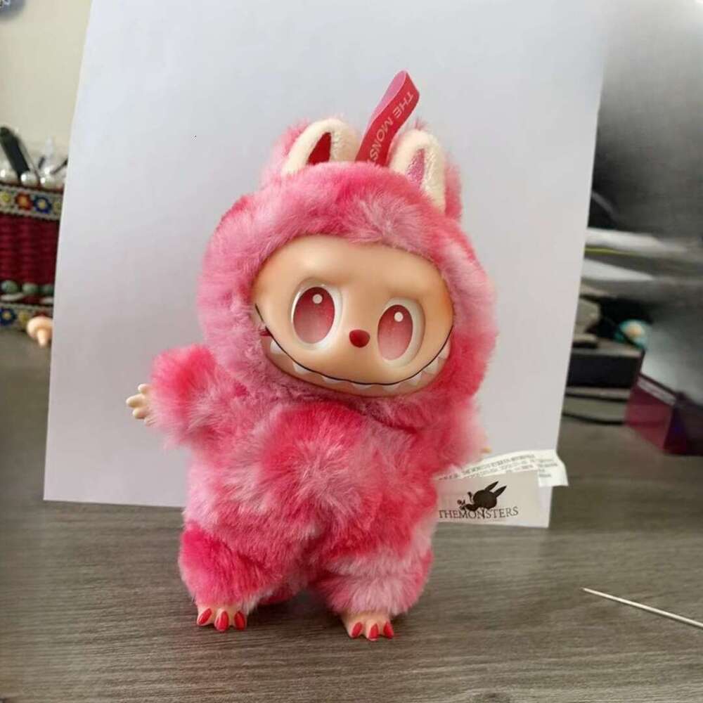 High-Quality Labubu Third Generation Colorful Plush Pendant Bubble Mart Blind Box Doll 22