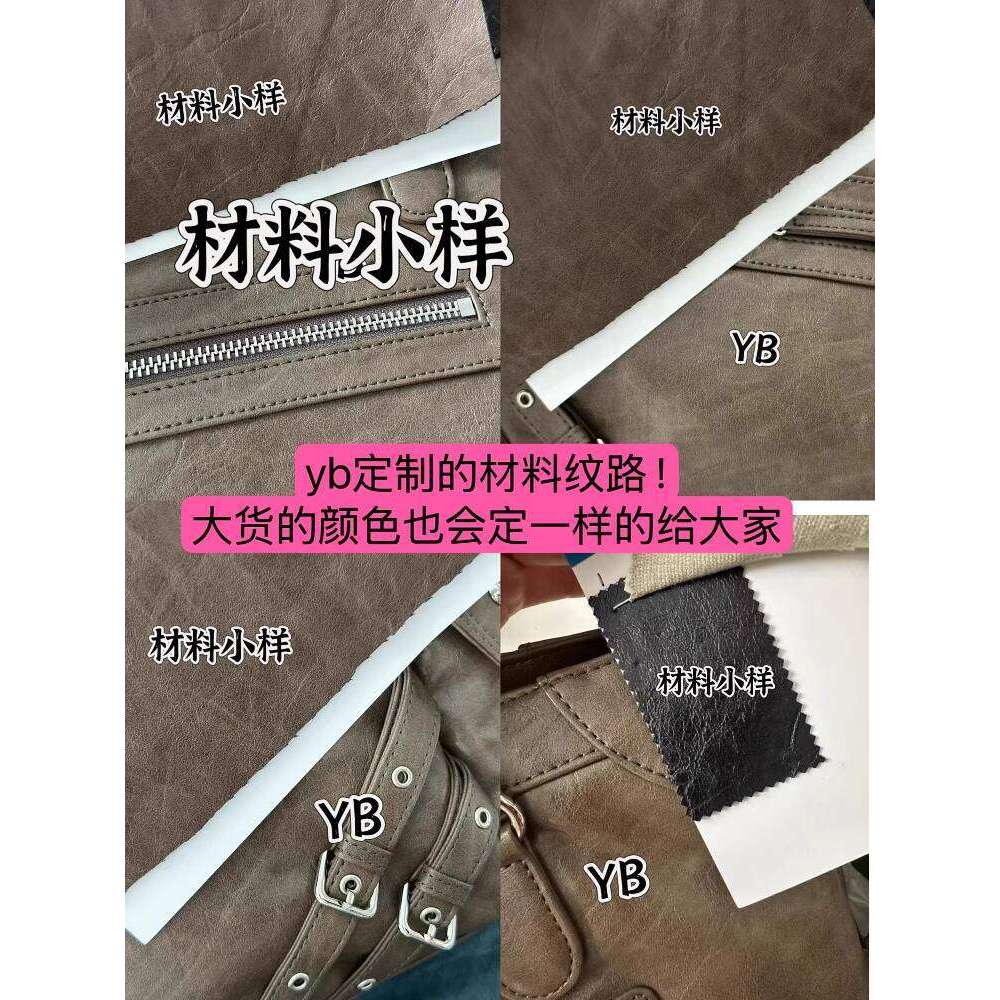Korean Niche Design Deinet Commuter Tote Large Capacity Motorcycle Handbag Shoulder Crossbody Bag Trendy Ins Style