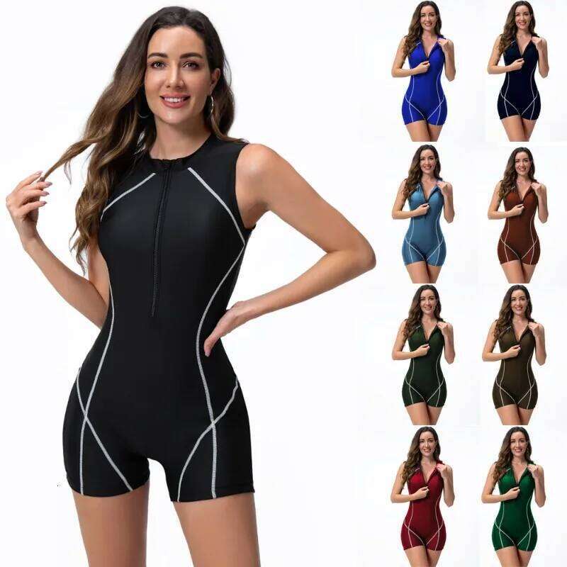 Printed Surfing Suit One Piece Fashion Swimwear Women Summer Beachwear Bathing Swimming Suits Sexy Swimsuit Bikini