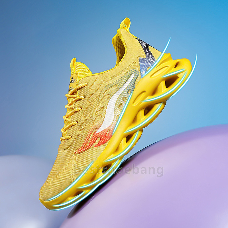 Mens Shoes Mesh Trainers Running Shoes Breathable Sneakers Fashion Lightweight Woven Flamestrike Chinese Style Runners Sports Daddy Shoes Free Shippin
