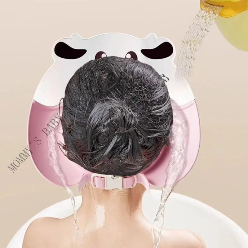 Adjustable Baby Shampoo Caps Protect Eyes Ears During Bath Time Reusable Shower Hat for Infants 0 Months to 6 Years 250617