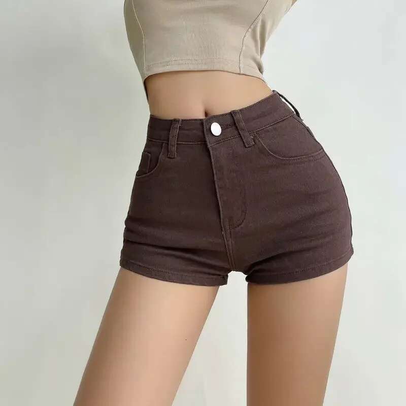 2025 New In Tight Sexy Denim Shorts for Women Fashion Clothing XL Summer Flowy 2000s Clothes Y2k Normal Short Jean Pants Woman