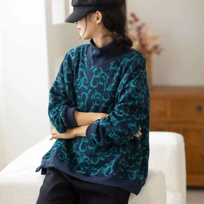 Female Clothes with Orint on Tops Baggy Pullovers Sweatshirts for Women Loose Trend Y2k Japanese Streetwear Kpop Basic Emo M Xxl