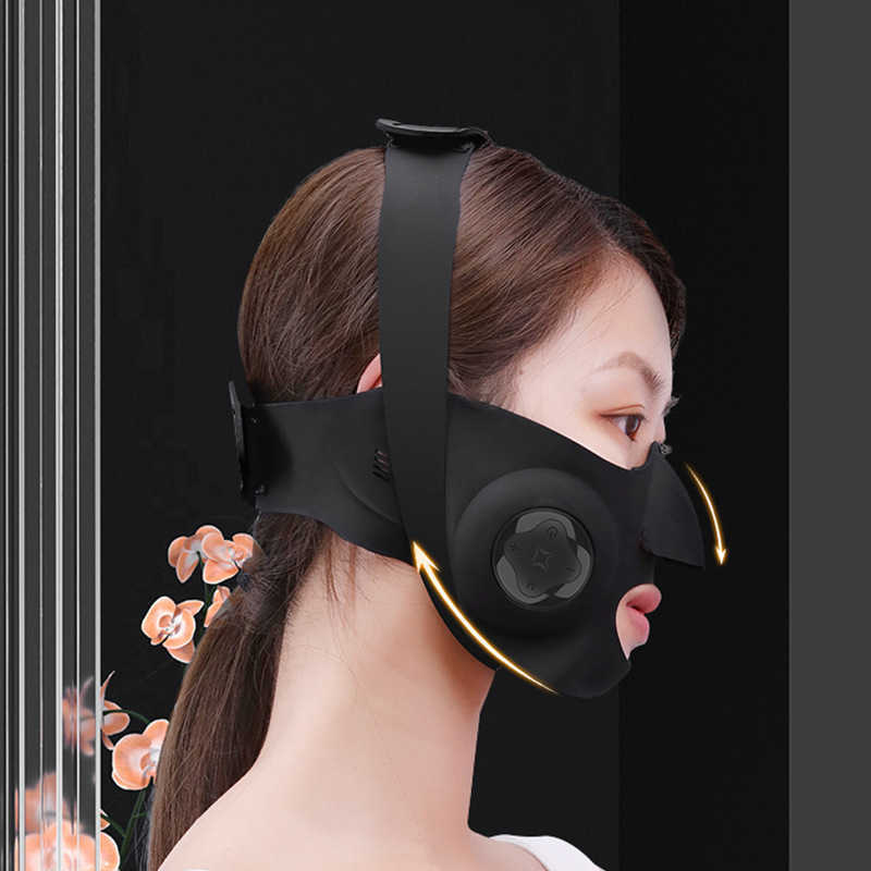 New facial beauty device - female EMS lifting and tightening face mask type slimming device - facial instrument - electric V-shaped face slimming devi