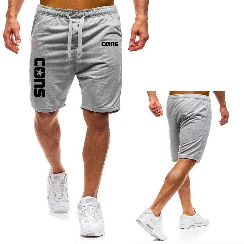 Mens running shorts summer jogging training shorts shoelaces with pockets COSN printed casual shorts slim fit Z250617