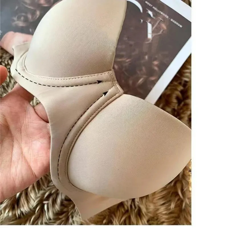 Seamless Bras for Women Invisible Underwear Push Up Bra 1/2 Cup Bralette Comfort Brassiere Nonwire Simple Sexy Lingerie 250617
