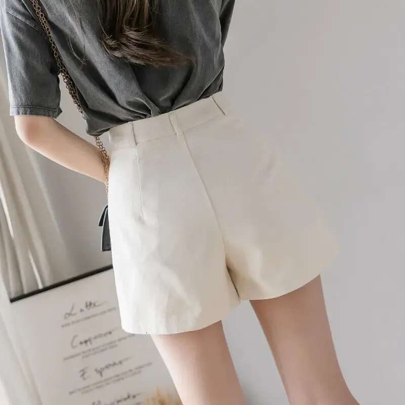 Short Pants for Women To Wear Boxer High Waist Loose Work Womens Shorts Baggy Office Wide Streetwear Aesthetic Trend 2025 Cheap