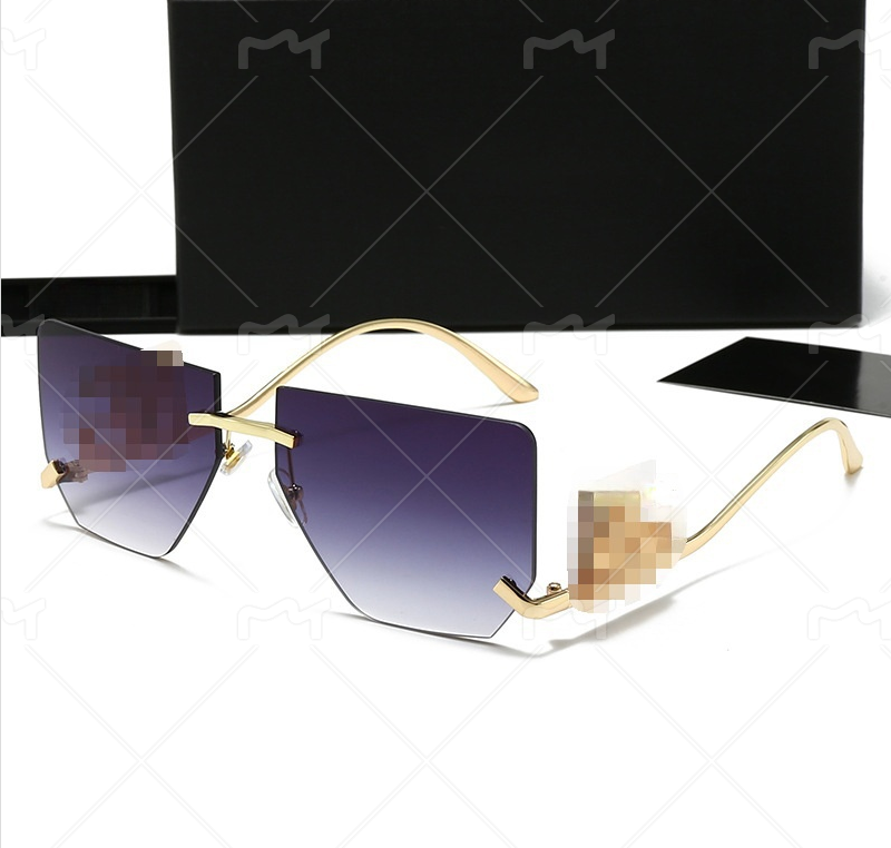 2025 Luxury designer Sunglasses for women Fashion Attitude UV400 Protection Lens Square Full Frame Gold Color Plated Gold