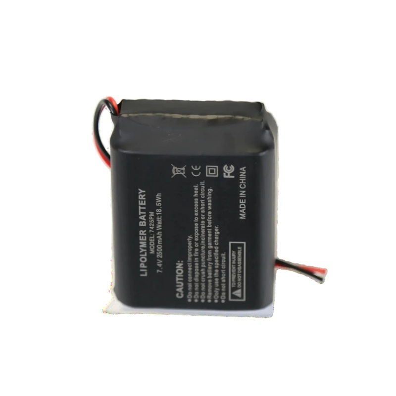 7.4v lithium battery 2500mah smart speaker/Toy vehicles/boat/AGV/robot... Polymer lithium battery packs
