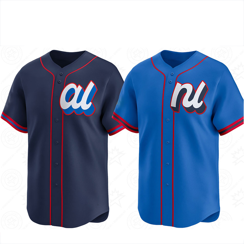 Custom American League 2025 All S t a r Game Blue Breathable Jersey Any Name Any Number Mens Womens Youth