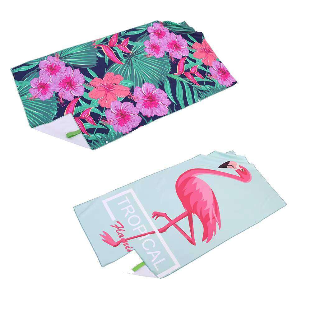 Quick-Dry Sand-Free Heat Transfer Printing Suede Swimming Pool Summer Sublimation Microfiber Beach Towel
