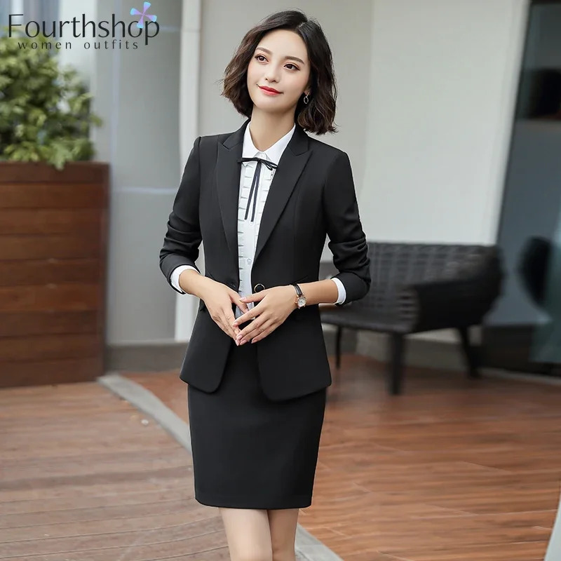 Elegant Office Lady Outfits Business Suit Women Formal Pant Suits Female 2 Piece Set Fashion Work Blazer Sets Clothes 250612