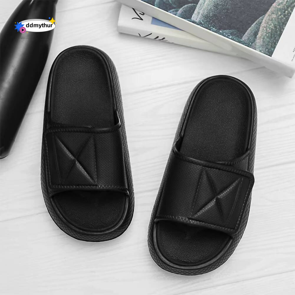 Pillow Slippers Thick Sole House Slides Adjustable Strap Recovery Sandals Indoor Outdoor for Women and Men ddmythur