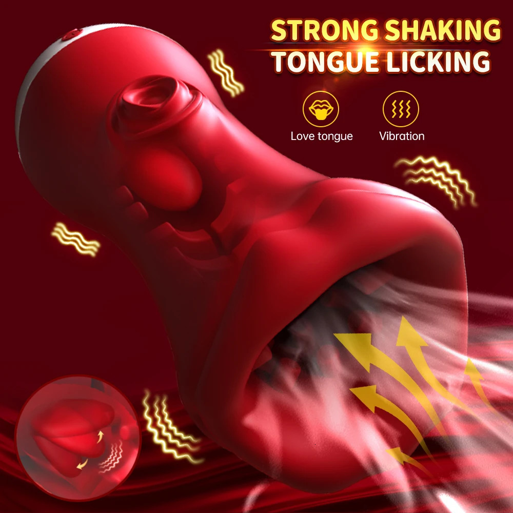 Male Mastubator for Men Deep Throat Blowjob Glans Masturbation Vibration Men Penis Training Stimulation Vibrating Sex Toys 18 250617