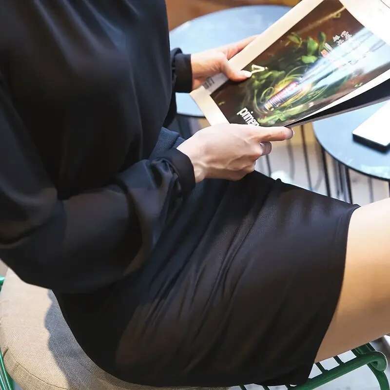 Office Zipper Skirts for Women Midi Woman Skirt Formal Summer 2025 Trend Aesthetic Clothing Sales Casual Korean Fashion Premium