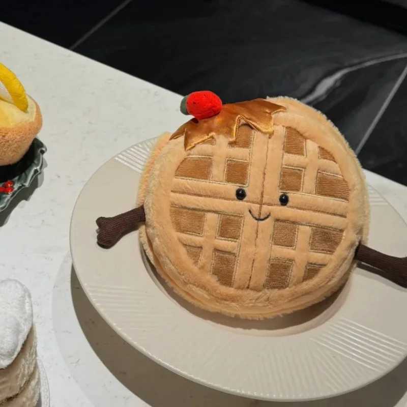 14cm Waffle 10cm Strawberry Lemon Tower Doll Desktop Decoration Companion Toy Pet Holiday Gift T250617