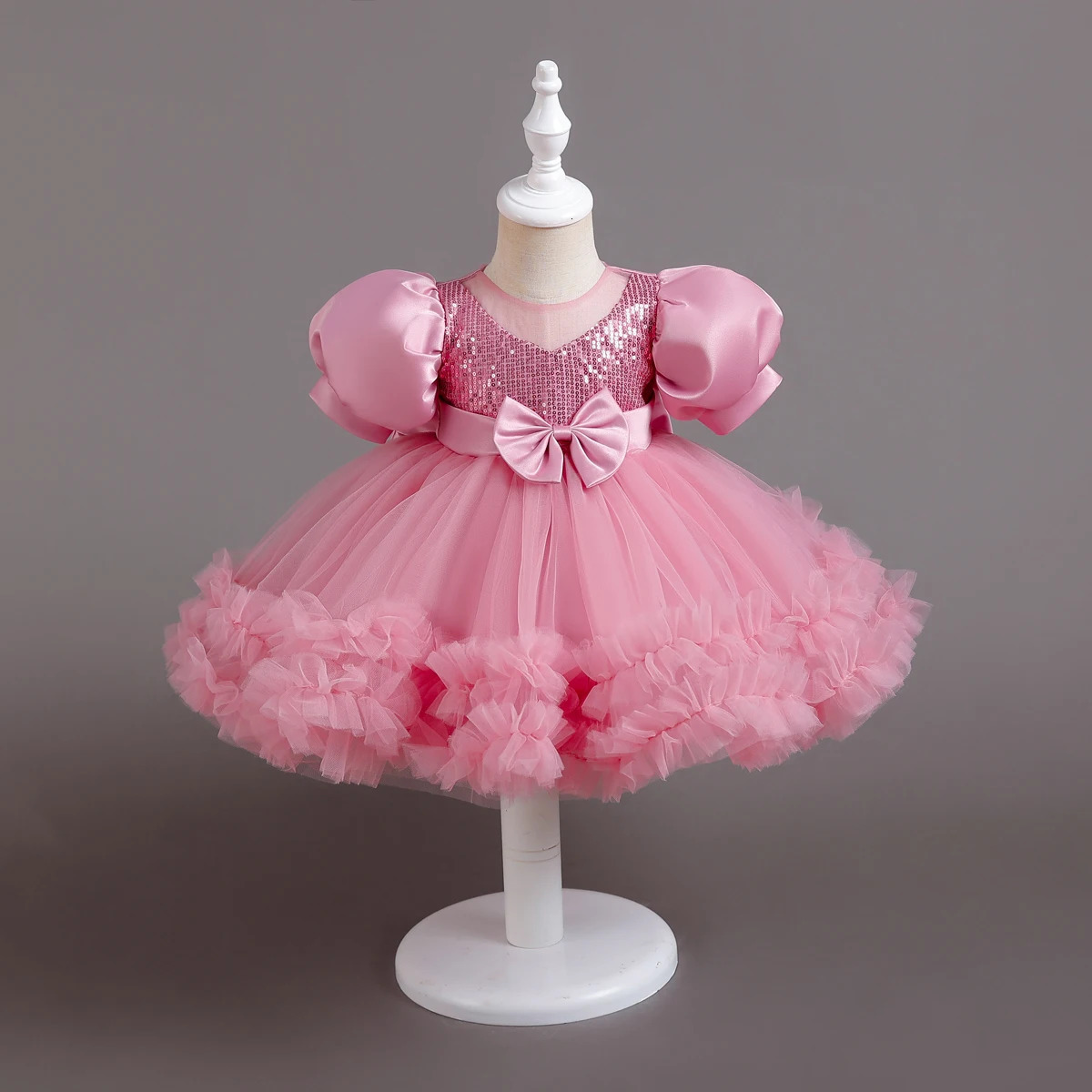 Toddler Baby Baptism Dresses First Birthday Dress For 0-5 Years Baby Girl Clothing Princess Party Dress Christening Gown 250617