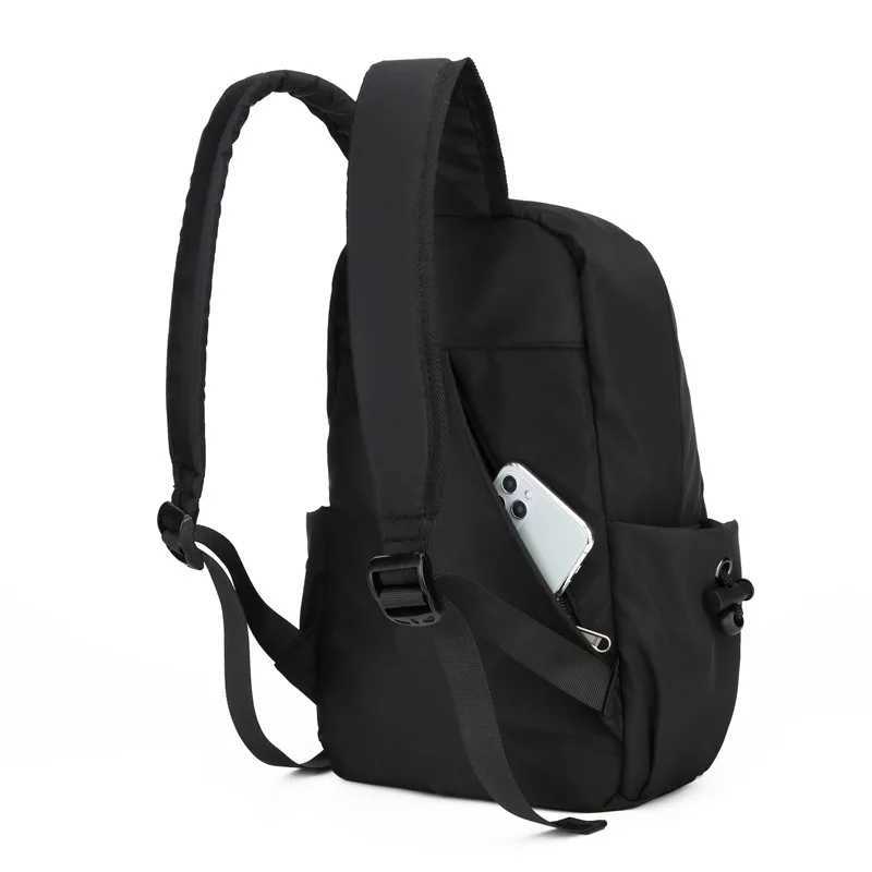 Mini Mens Backpack Fashion Small Black Shoulder School Bag for Men 2023 Canvas Designer Waterproof Sports Travel Male Backpacks Z250617