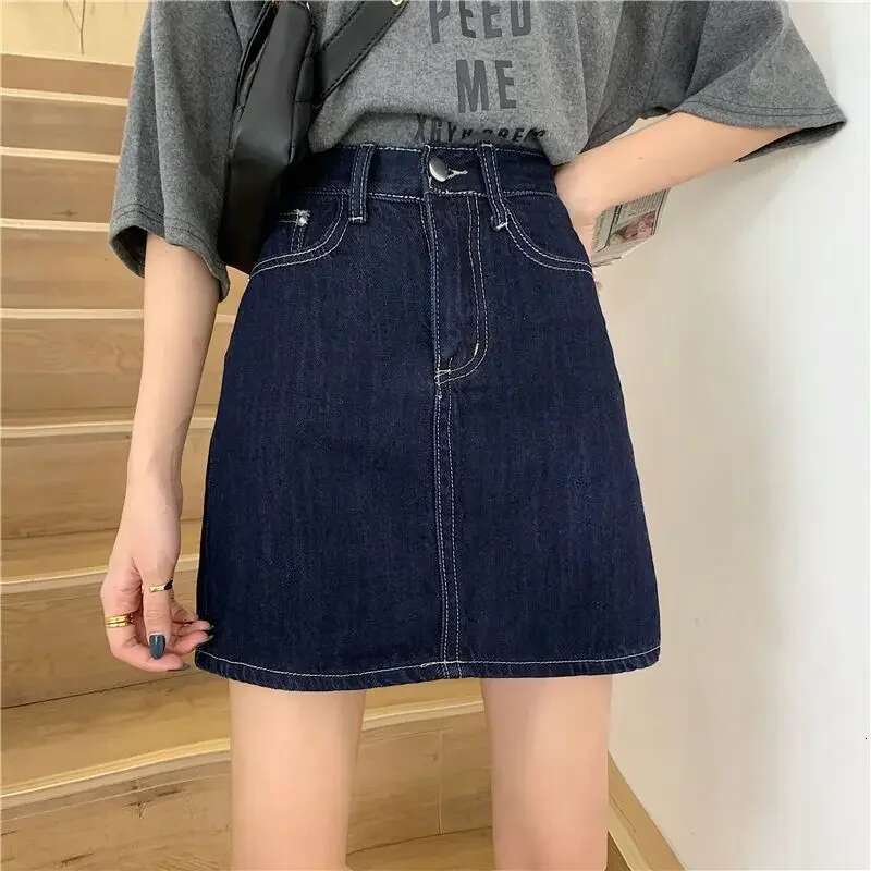 Sexy Short Woman Denim Skirt Vintage Y2k Clothing Sales High Quality Streetwear Aesthetic Trend 2025 Jeans Skirts for Women