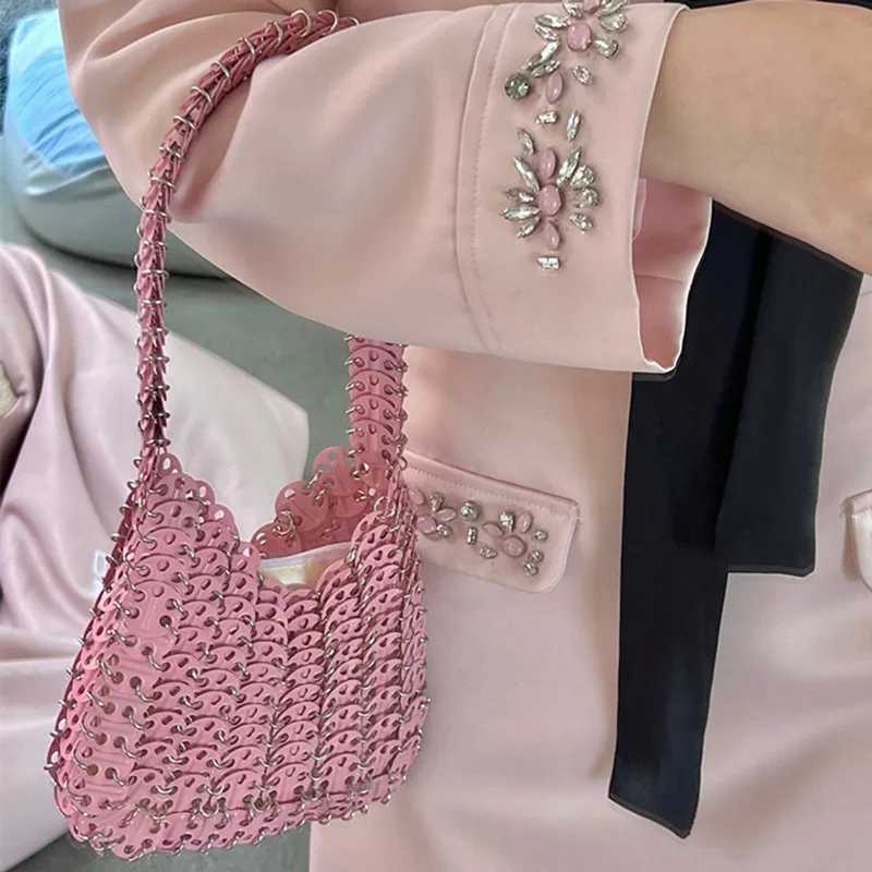 Womens Bag Designer Aesthetic Bags Handbag Metal Hollow Tote Bag Wedding Party Clutch Female Evening Bag Shoulder Bag Z250617