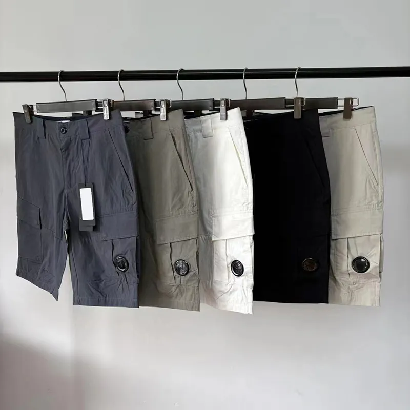 Men's New Short Designer Shorts Pocket With one Lens Elastic Cotton Short Pants Fashion Outdoor Casual Men Cargo Luxury Shorts 5 color