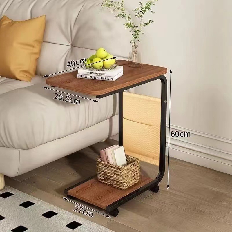 B6183 Sofa side cabinet, movable bedside tea table, storage rack trolley