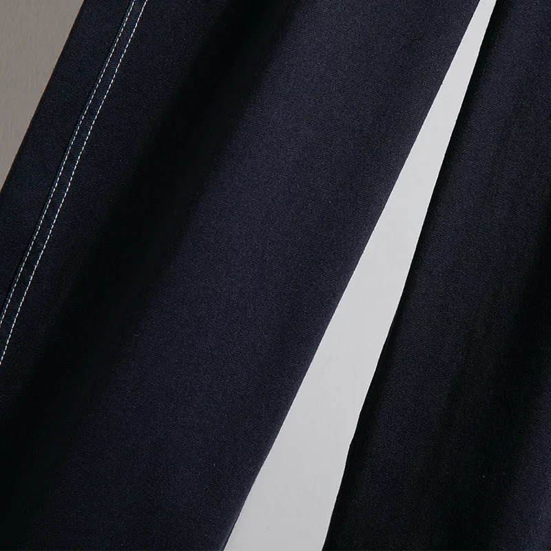 Plus Size High Waist Knitted Denim Jeans Womens Spring Autumn Of The Season Loose Slimming plus Size Big MM Dad 250609