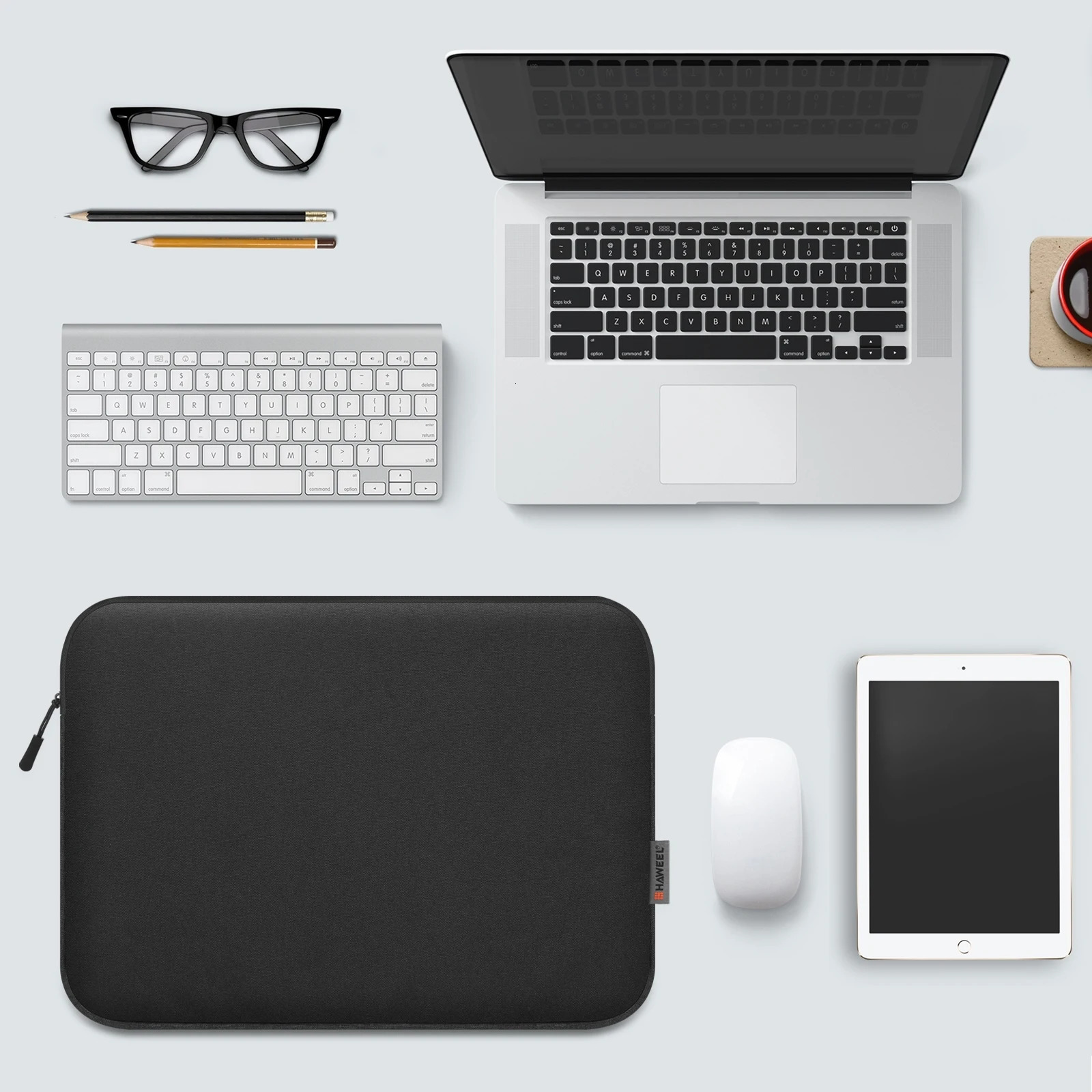 HAWEEL Laptop Sleeve Case 11 13 15 16 inch For HP DELL Notebook bag Carrying Bag Air Pro 13.3 Protective Case 250605