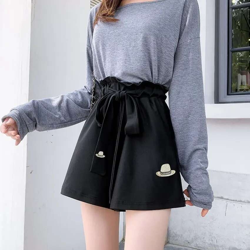 Woman Short Pants High Waist Elastic Shorts for Women XL Classic Hot Harajuku Fashion Y2k Designer Elasticty Cheap To Wear Jorts