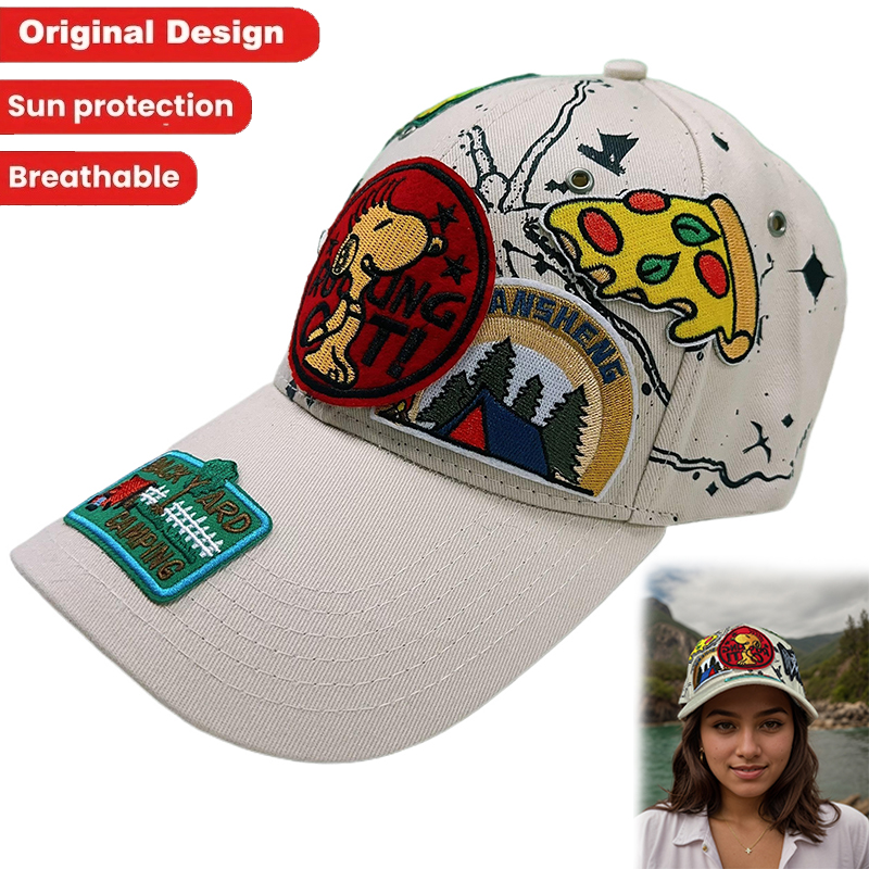 Unisex Trendy Sports Cap Fashion Designer Baseball Caps Durable Mesh Fabric Personalized Stitching Options Available