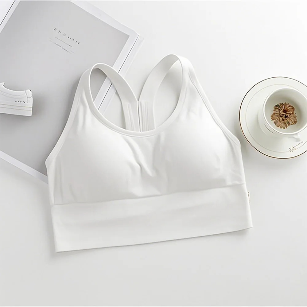 Solid Color Fitness sport Bra Women Cross soft high strength Tight Top Comprehensive Training Gym Yoga Underwear With Chest Pad 250617