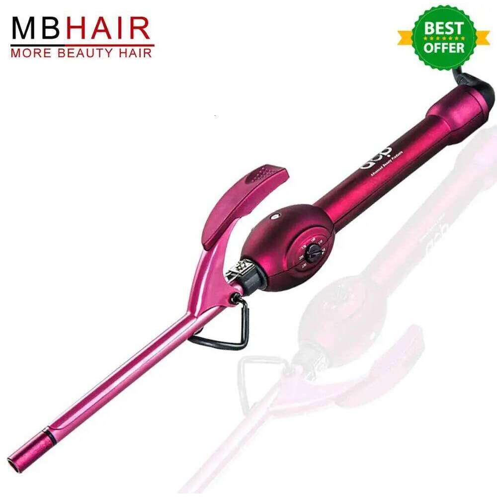 Professional Hair curler men best iron sticks ultrafine 9mm deepwave curling hair stick curlers fluffy finest