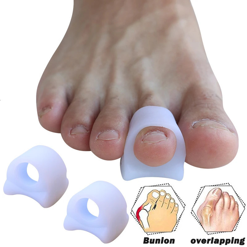 Pexmen 2/4Pcs Gel Soft Hammertoe Corrector Toe Splints Realign Bent Curled Claw Hammer Toes Toe Straighteners for Men and Women 250613