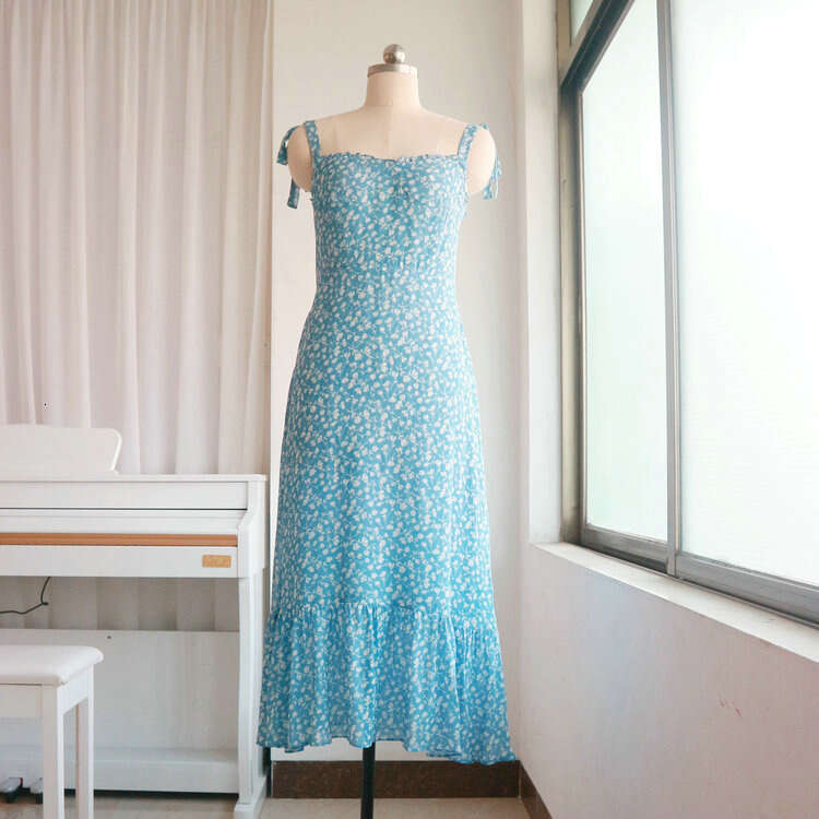 Vestido Dresses for Woman Designer Calf Designer Dresses Womens Dresses N301 # Ref Rayon Linen Dress 2025 Summer French Style