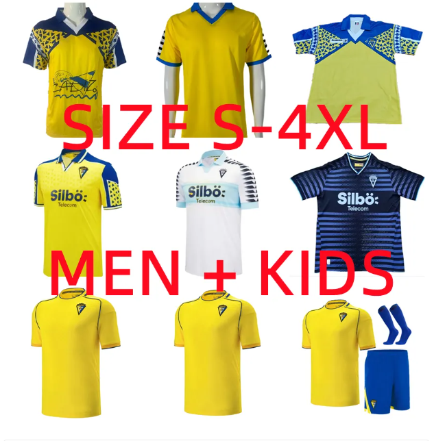 2025 2026 CadizS soccer jerseys 91 92 CADIZ CF camisetas de futbol 1991 1992 LOZANO LUCAS MABIL FALI R. ALCARAZ ALARCON A. NEGREDO I.ALEJO 25 26 football shirts men kids kit