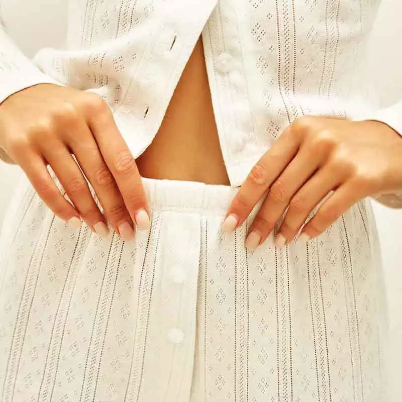 Spring Fall and Summer Fashion Long-Sleeved Pajamas Homewear Sexy Underwear Pajamas Homewear Air Conditioning Clothing 250616