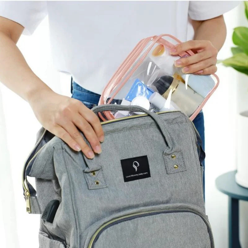 Transparent Cosmetic Bag Waterproof Quarto Size Mens and Womens Applicable Can Carry Airport Airline Bags 3 Pieces 250614