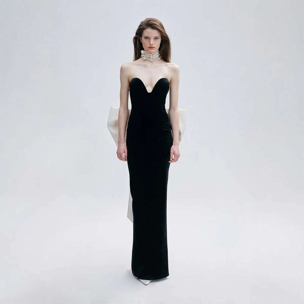 Summer Evening Host Light Luxury Niche High-end Banquet Elegant Bandage Dress