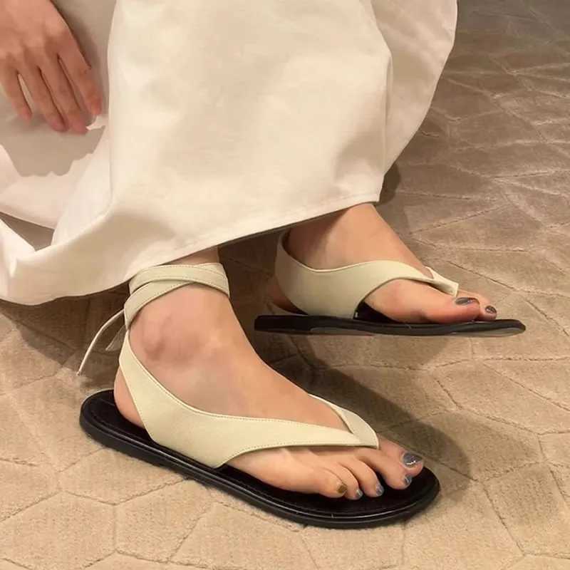 Women Flats Sandals Casual Clip Toe Shoes Summer Dress Slippers New Flip Flops Shoes Walking Beach Womens Shoes Slides M250617