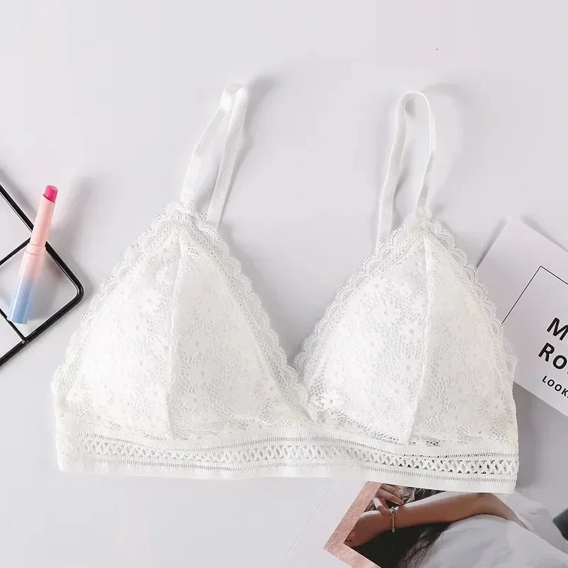 Sexy Floral Lace Bra Top For Women Push Up Female Lingerie breathable Bralette Removable Pad Thin Fashion Wireless Bras 250617