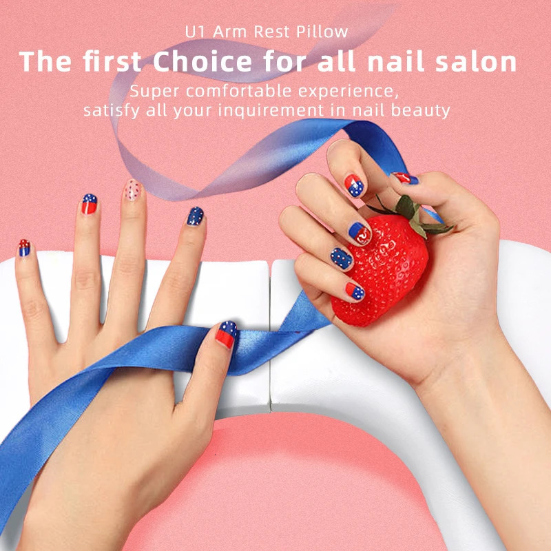 high quality Soft Detachable Nail Armrest Pillow Leather Handrest for Nail Table 250612