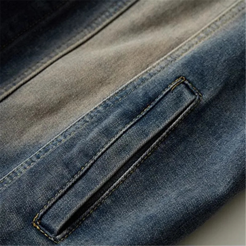 Denim Vest Men Sleeveless Vintage Moto Biker Jean Jacket Coat Fashion Casual Men's Hip Hop Denim Waistcoat Ripped Streetwear 5XL 250614CJ