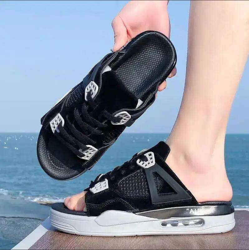 Summer Sandals Air Cushion Shock Absorbing Designer for Men Comfort Casual Slippers Loafers Chanclas Slide