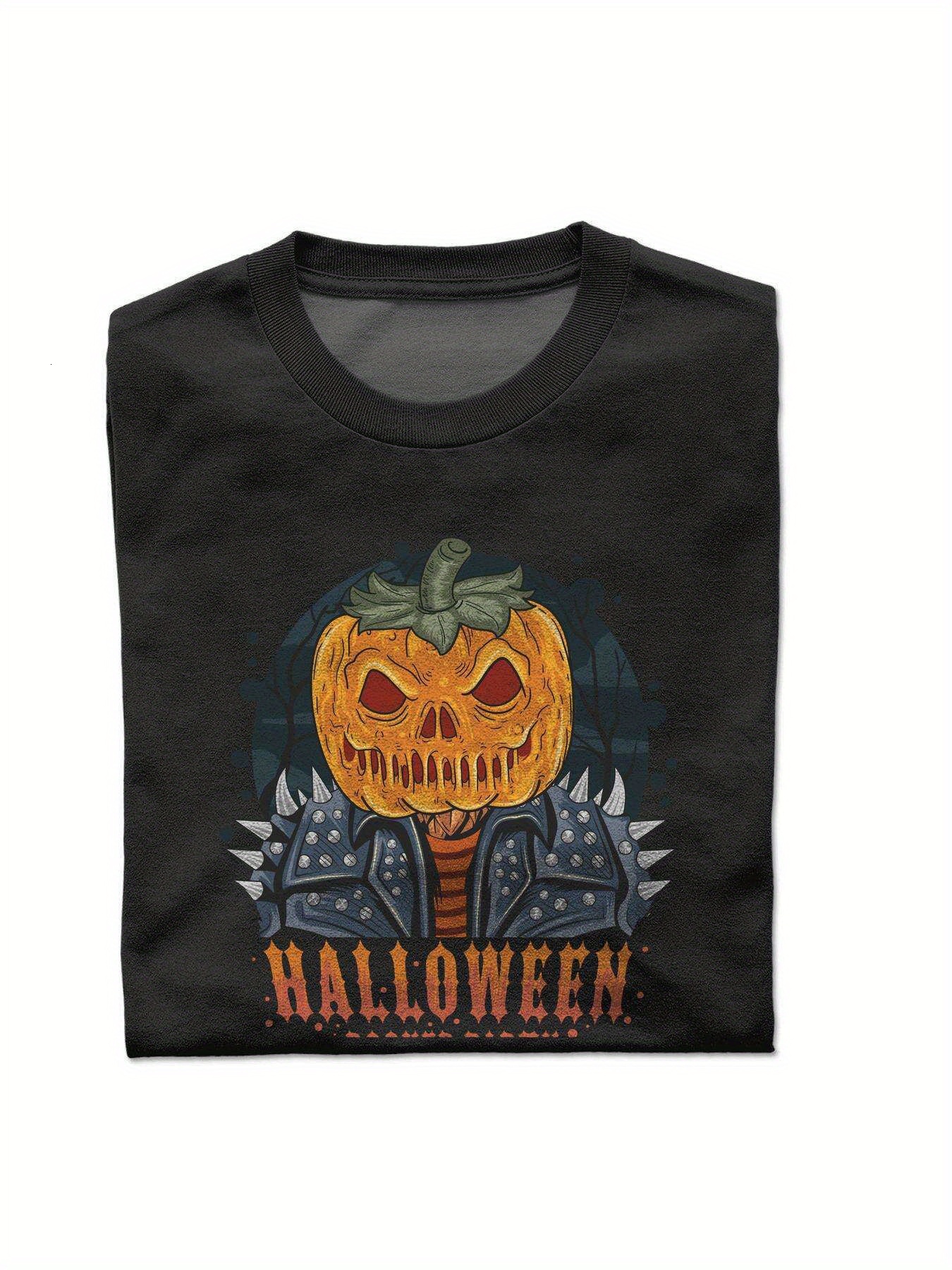 Dongdumaoyi T Shirts 180G S-3Xl Adult Short Sleeve Text White Tiger Round Collar Cotton Men Black Halloween a9aa