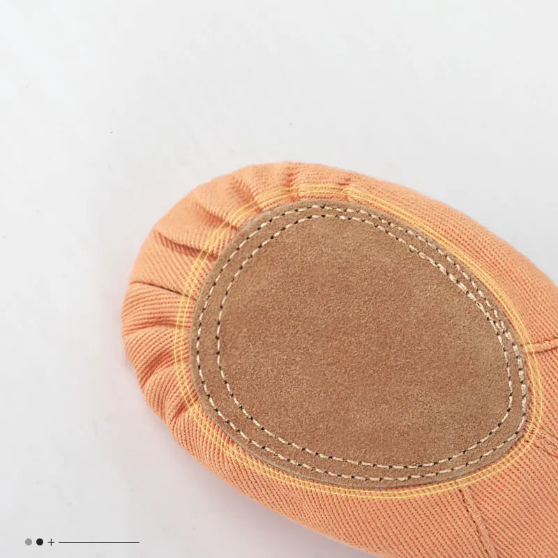 Girls Women Ballet Shoes Stretch Ballet Flats Free-lace Canvas Dance Slippers Elastic Split Soft Sole Ballet Dance Shoe for Kids 250613