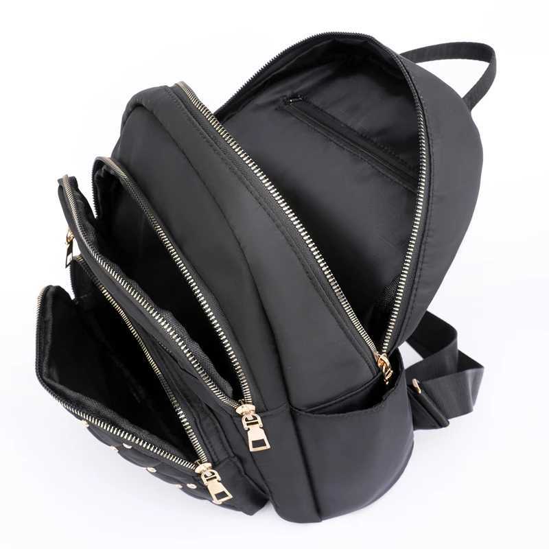 Fashion Bagpack Women High Quality Nylon Backpacks Female Big Travel Back Pack Large School Bags for Teenage s Shoulder Bag Z250617